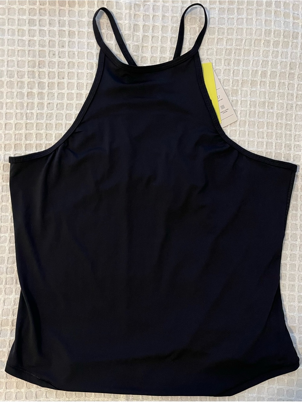 NWT all in motion Black High-Neck Athletic Tank